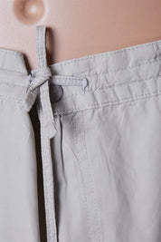 MOOKS Beige Parachute Fabric Midi Skirt