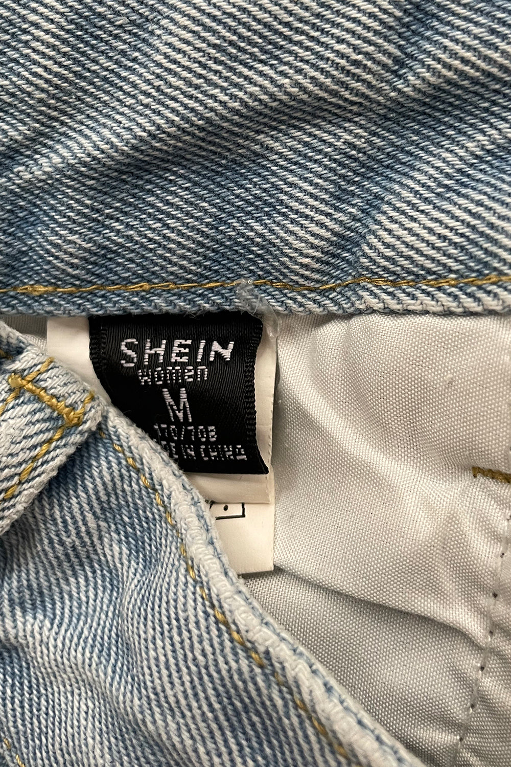 SHEIN Light Blue Denim Shorts