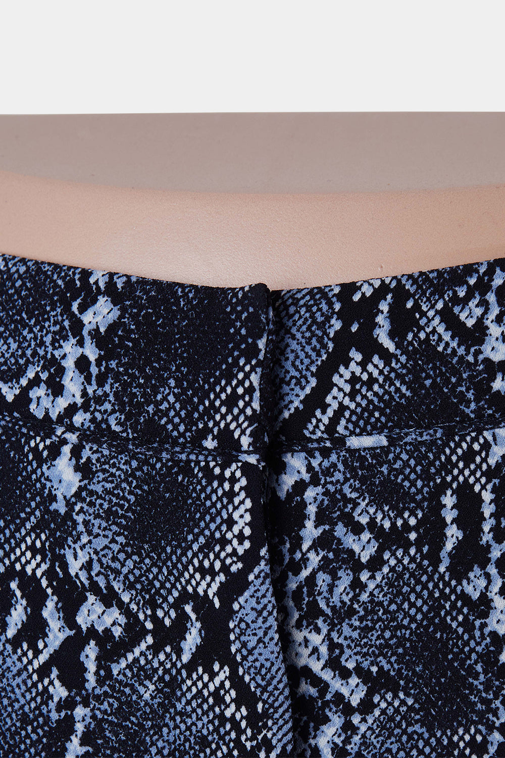H&M Blue Snakeskin Dress Shorts