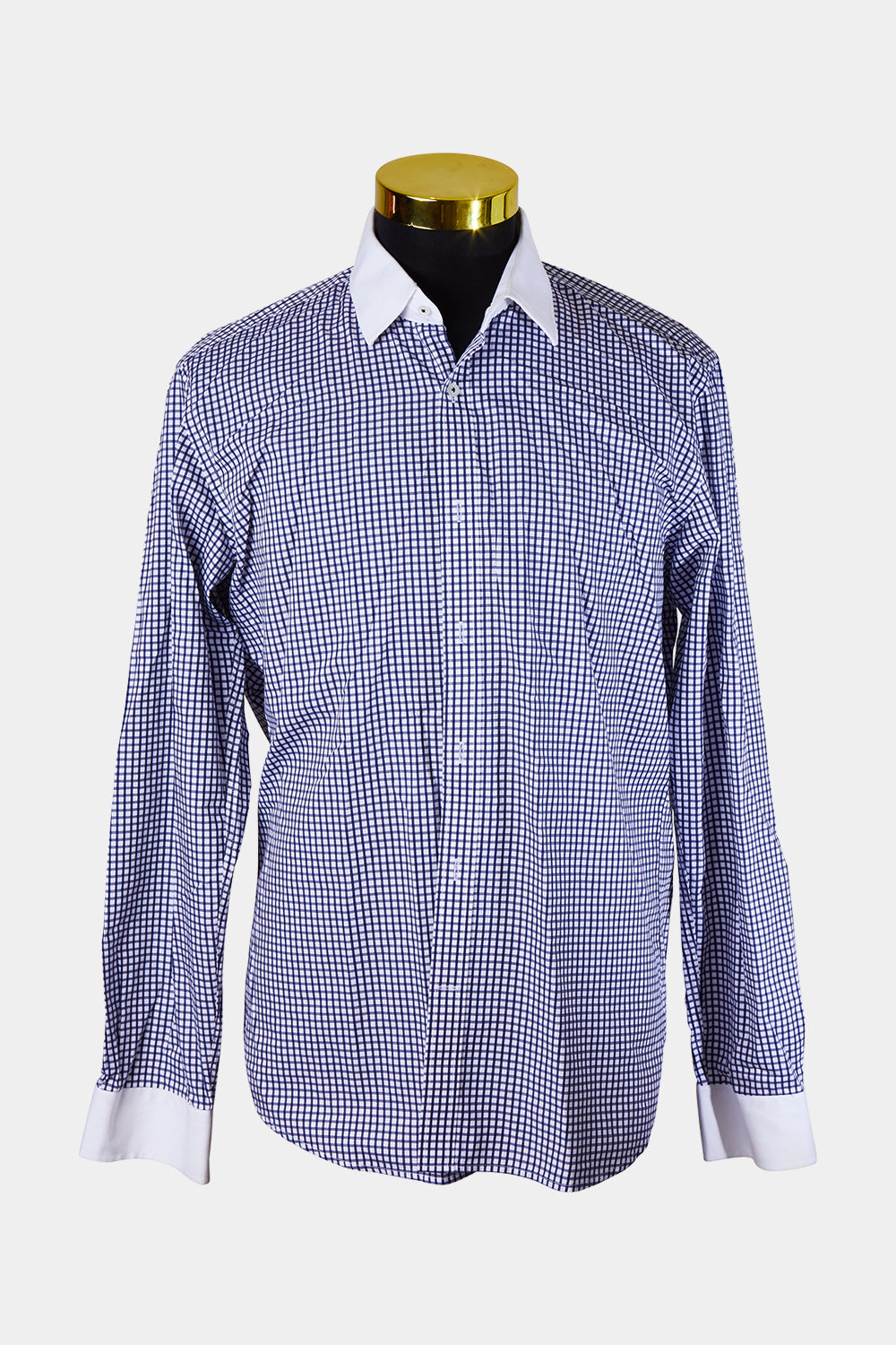 Bell And Barnett Blue Check Button Down Shirt