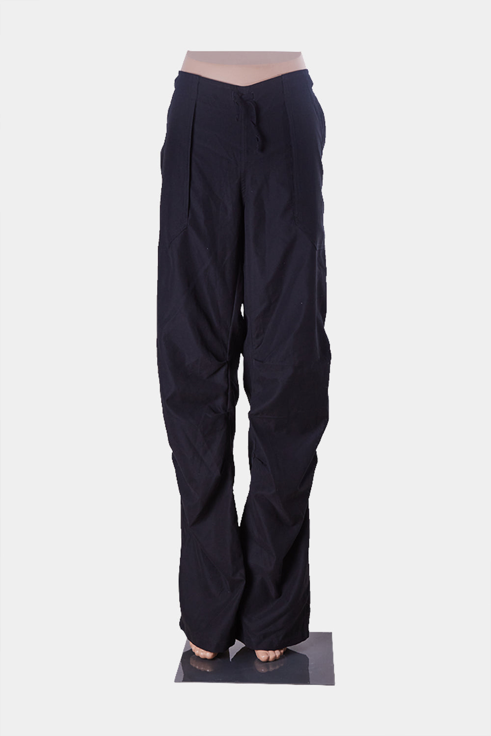 STRIP Black Tie Front Relaxed Trouser