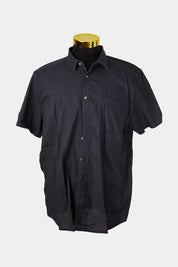 Assorted Brands Navy Pattern Short Sleeve Button Down Shirt