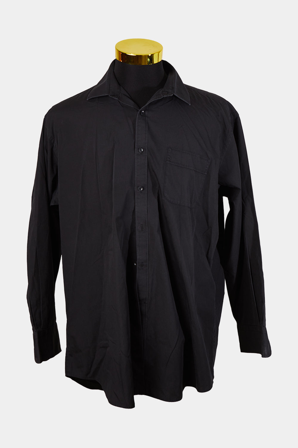 Van Heusen Black Button Down Shirt