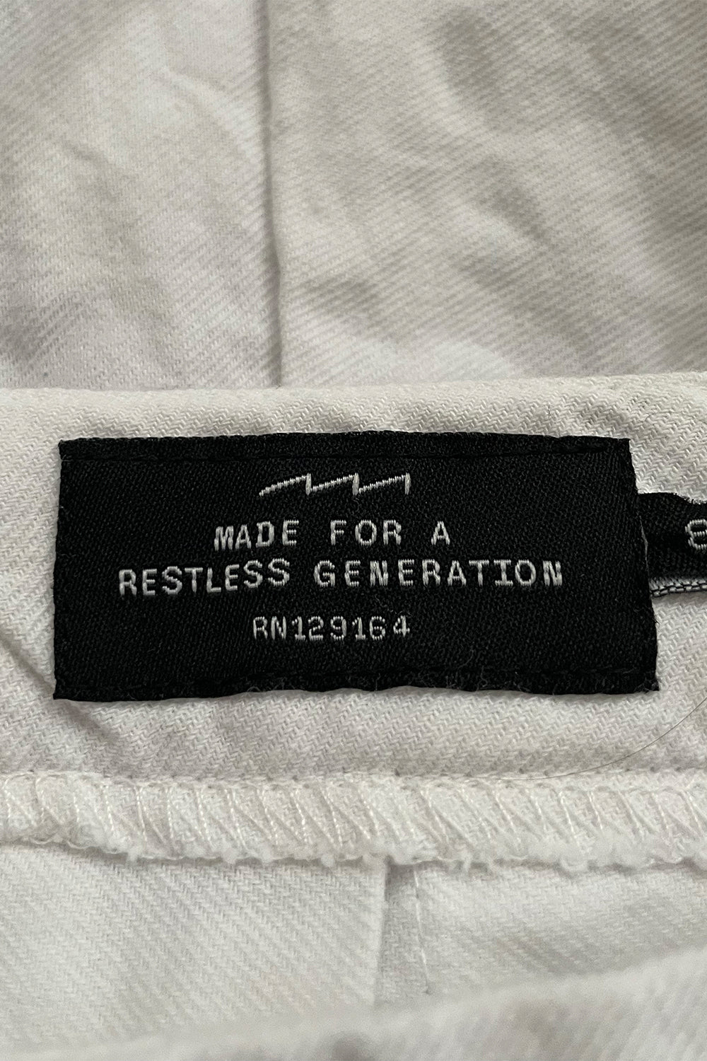 FACTORIE White Denim Skirt