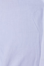 GLOWEAVE White Textured Button Down Shirt