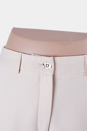 River Island Cream High Waisted Kick Flare Pants