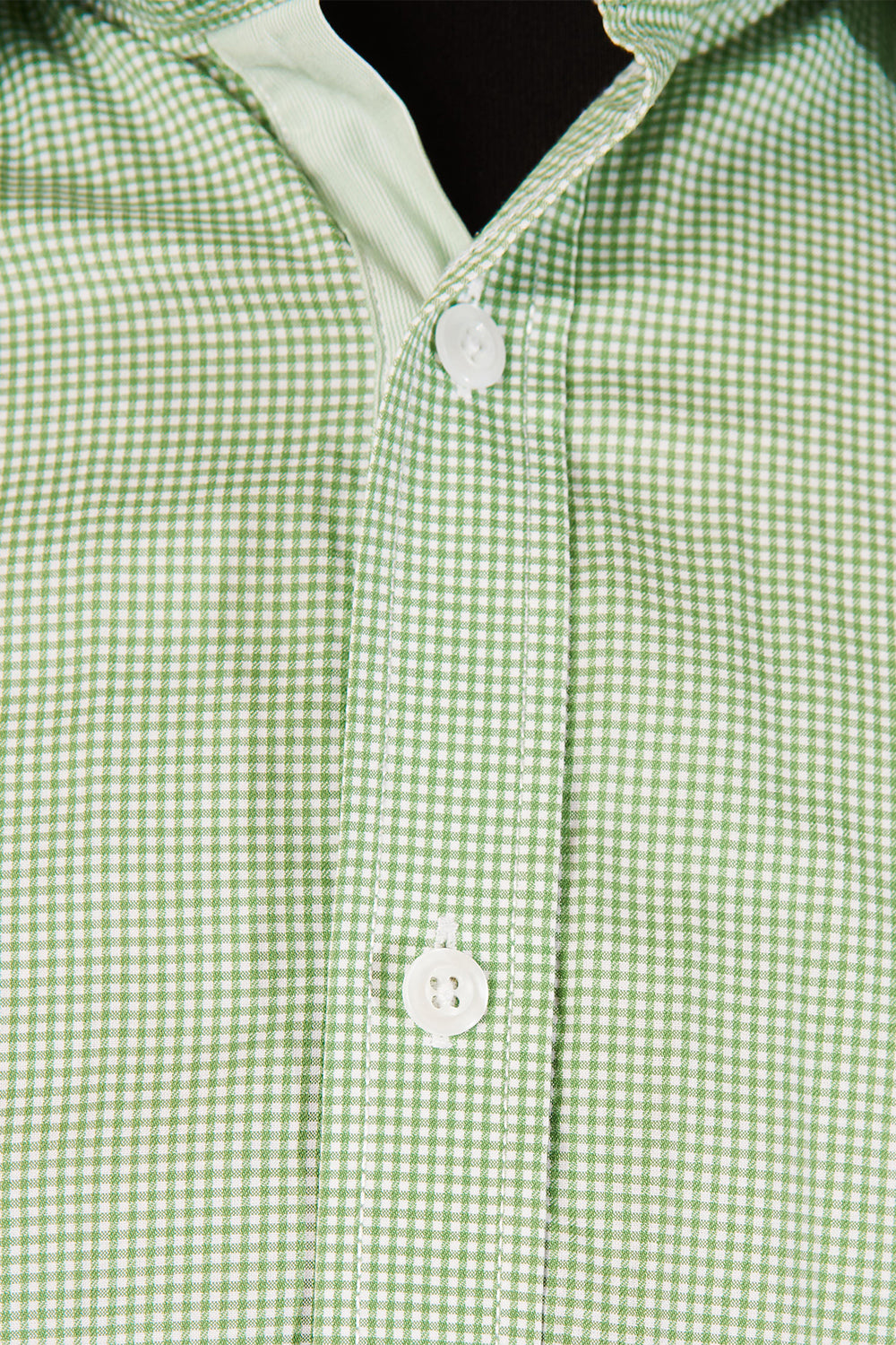 BROOKSFIELD Green and White Check Button Down Shirt