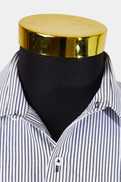 Van Heusen Black Stripe Button Down Shirt