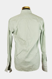 BROOKSFIELD Green and White Check Button Down Shirt