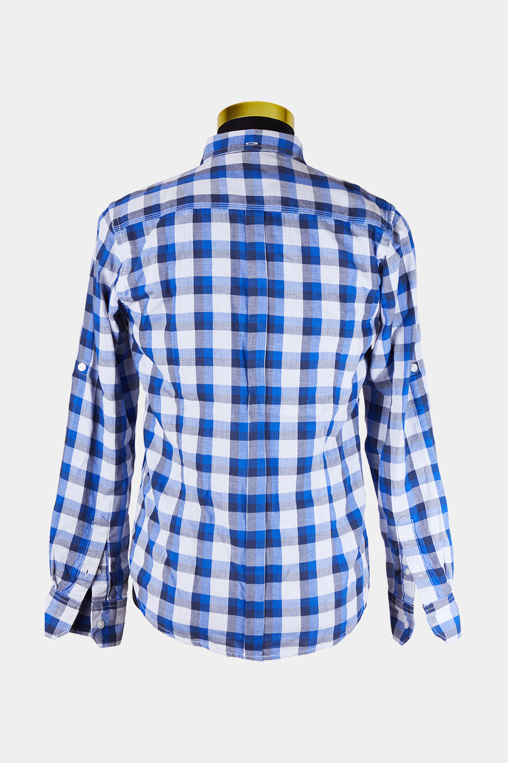Ben Sherman Blue Check Button Down Shirt