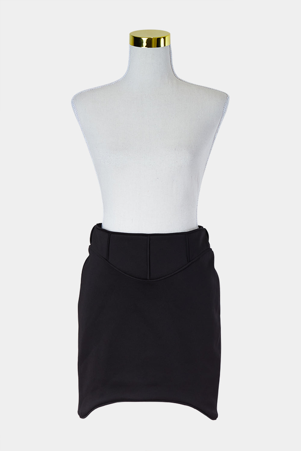 Blessed Are The Meek Black Stretch Mini Skirt
