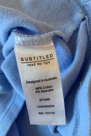 SUBTITLED Blue Tshirt