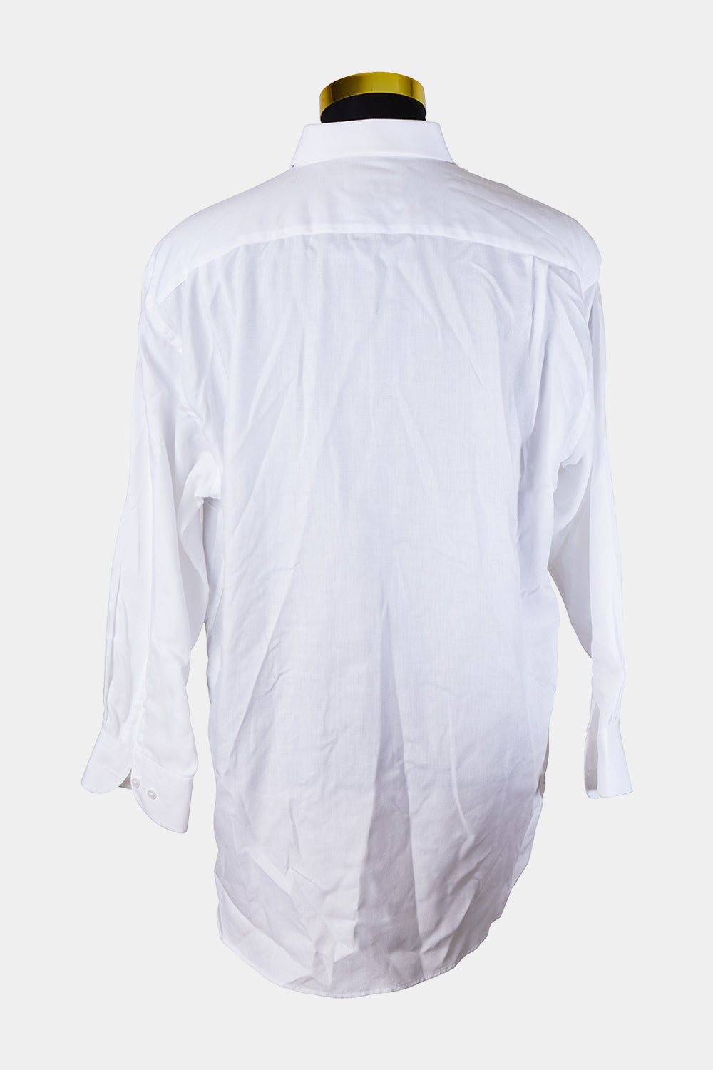 Van Heusen White Textured Button Down Shirt