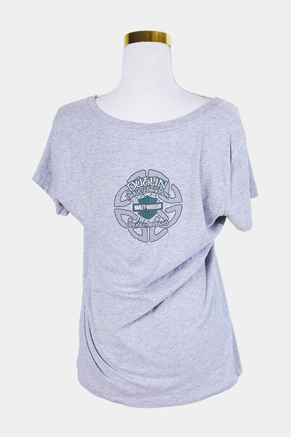 Harley Davidson Grey Clover Print T Shirt