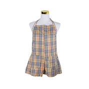 Beyond Her Beige, Red, White, Black Plaid Playsuit