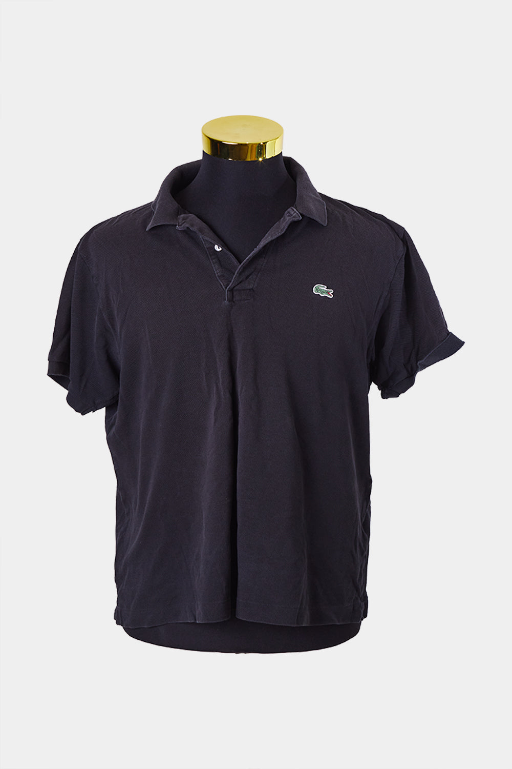 LACOSTE Black Embroidered Logo Polo Shirt