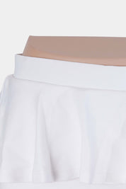 Bardot Junior White Peplum Mini Skirt
