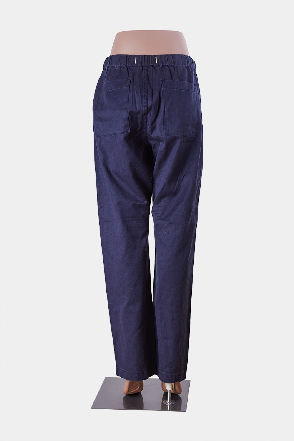 ROAMERS Navy High Waisted Tie Up Pants