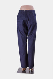 ROAMERS Navy High Waisted Tie Up Pants