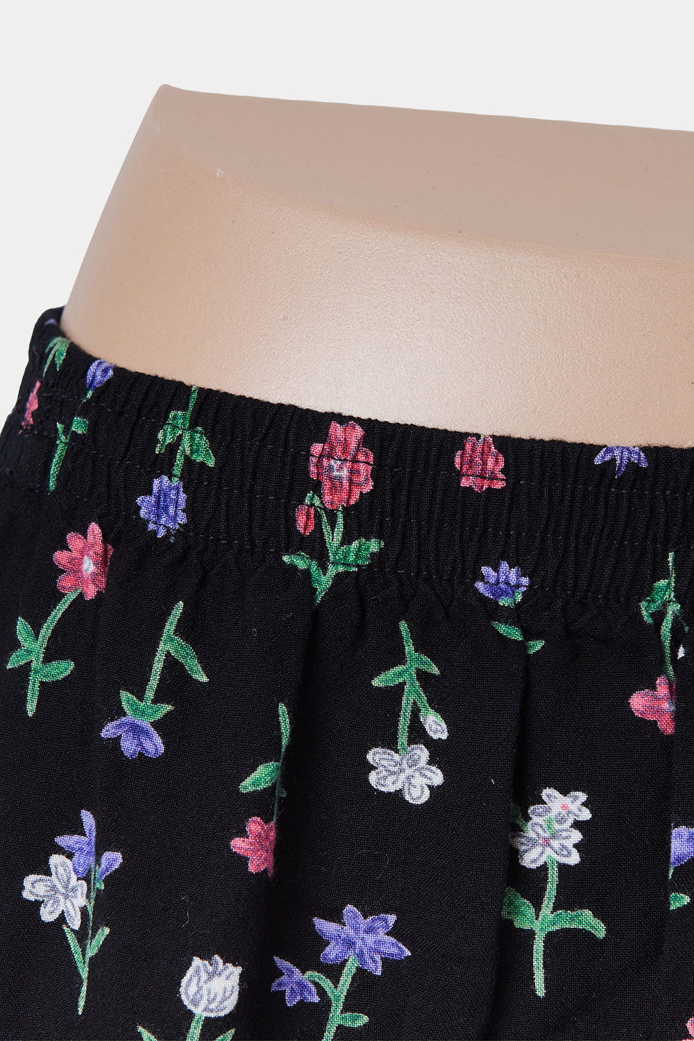 Assorted Brands Black  Floral Midi Skirt