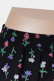 Assorted Brands Black  Floral Midi Skirt