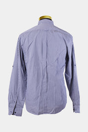 MARCS Navy and White Gingham Button Down Shirt