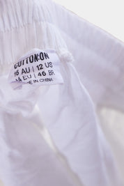 Cotton On White Drawstring High Waist Maxi Skirt