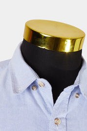 ASOS Light Blue Chambray Button Down Shirt
