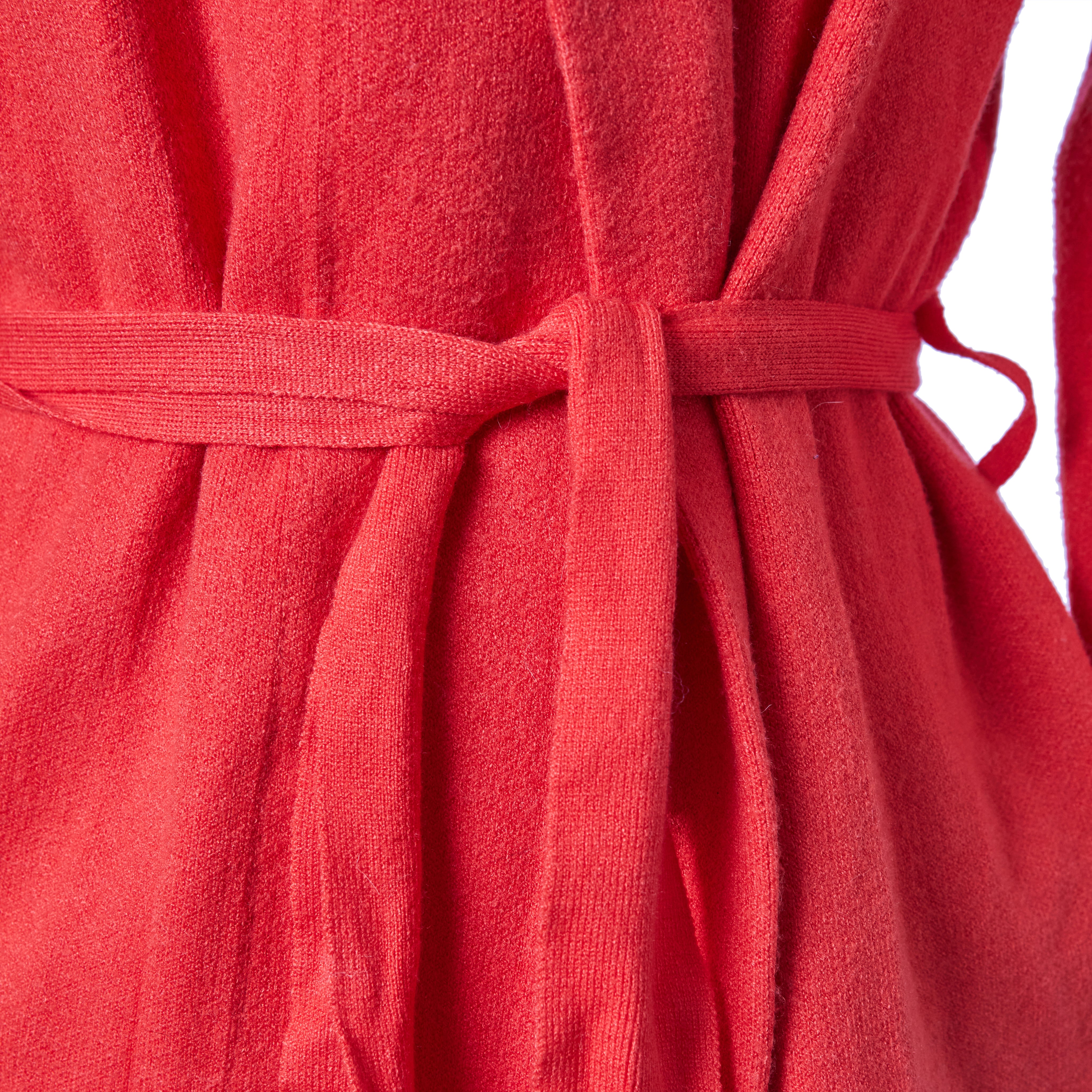 Betty Basics Red Long Coatigan