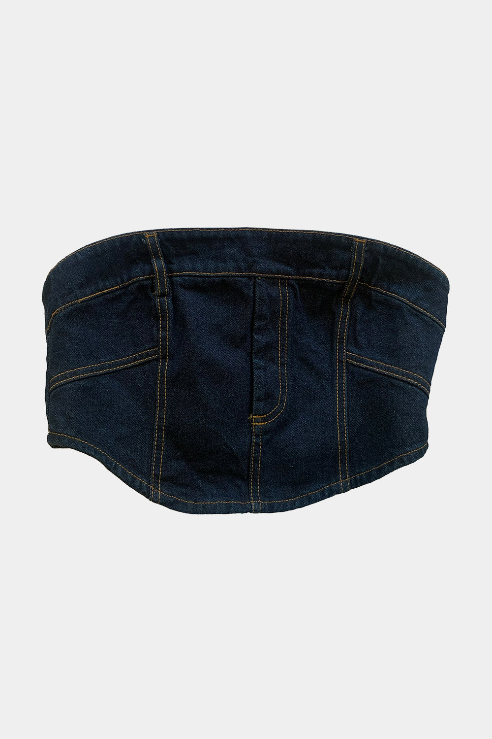 Bec + Bridge Blue Denim Corset Top