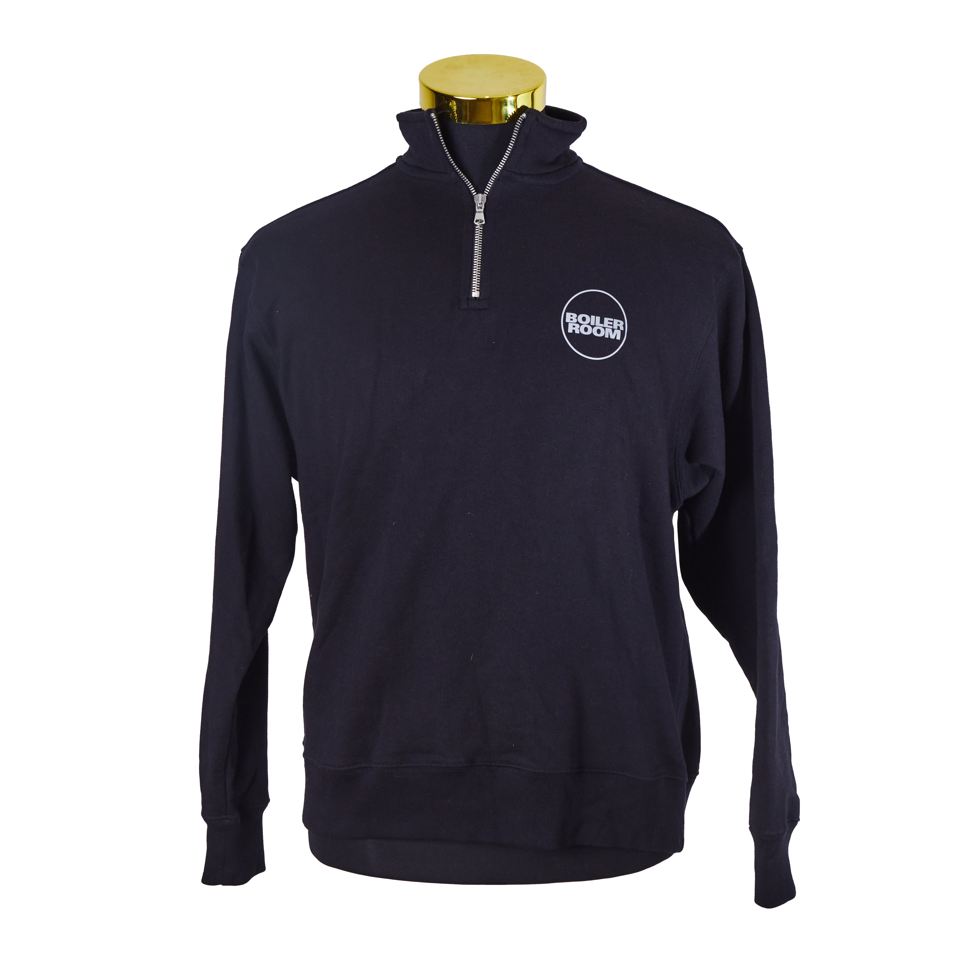 Boiler Room Black High Neck Sweater