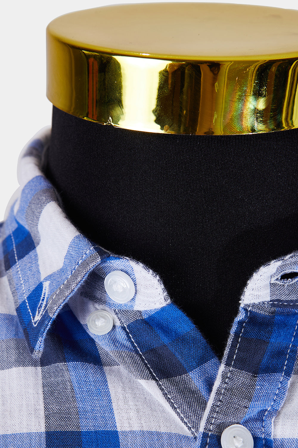 Ben Sherman Blue Check Button Down Shirt