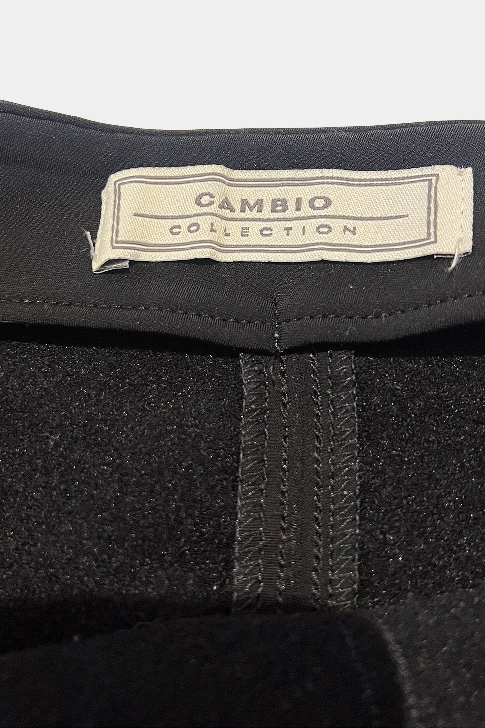 CAMBIO Black Bodycon Mini Skirt