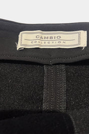 CAMBIO Black Bodycon Mini Skirt