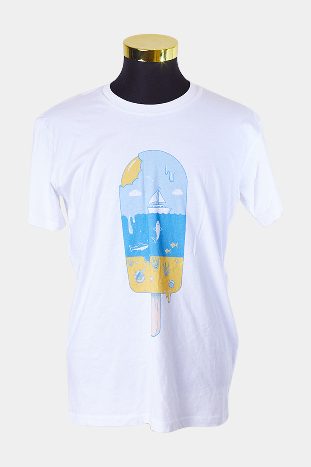 THREADHEADS White Print T Shirt