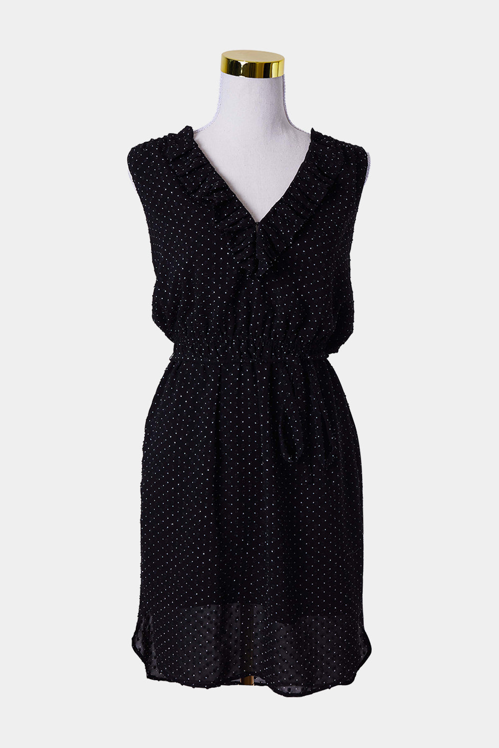 PORTMANS Navy Flocked Sun Dress