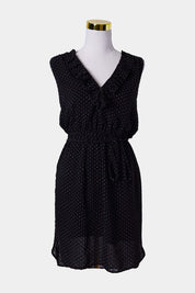 PORTMANS Navy Flocked Sun Dress