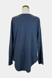 Betty Basics Navy Long Sleeve Top