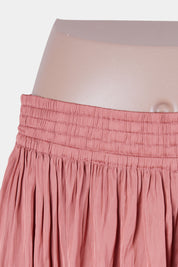 Country Road Peach Silky Loose Shorts
