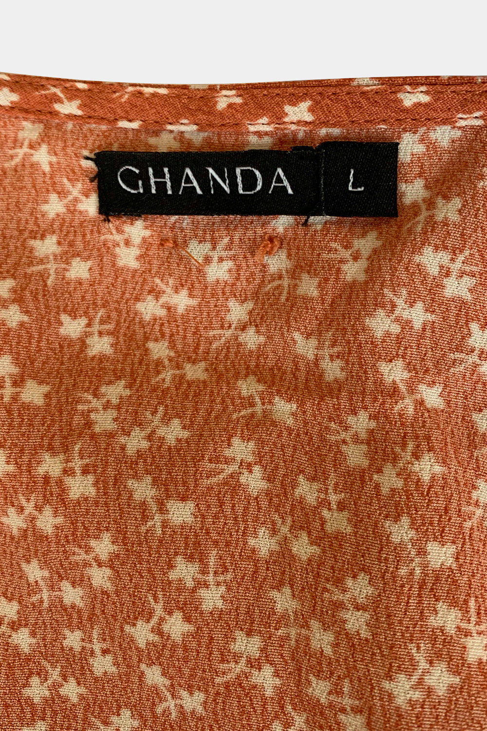 GHANDA Orange Dress
