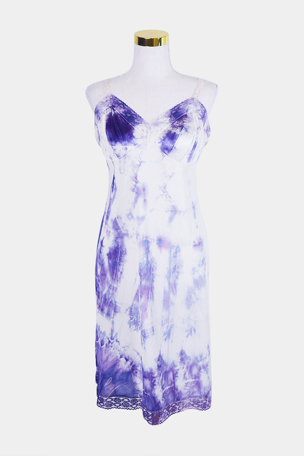 Vanity Fair Purple Tie Dye Slip Dress