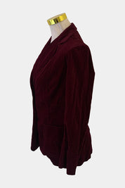 Van Dyke Burgundy Blazer