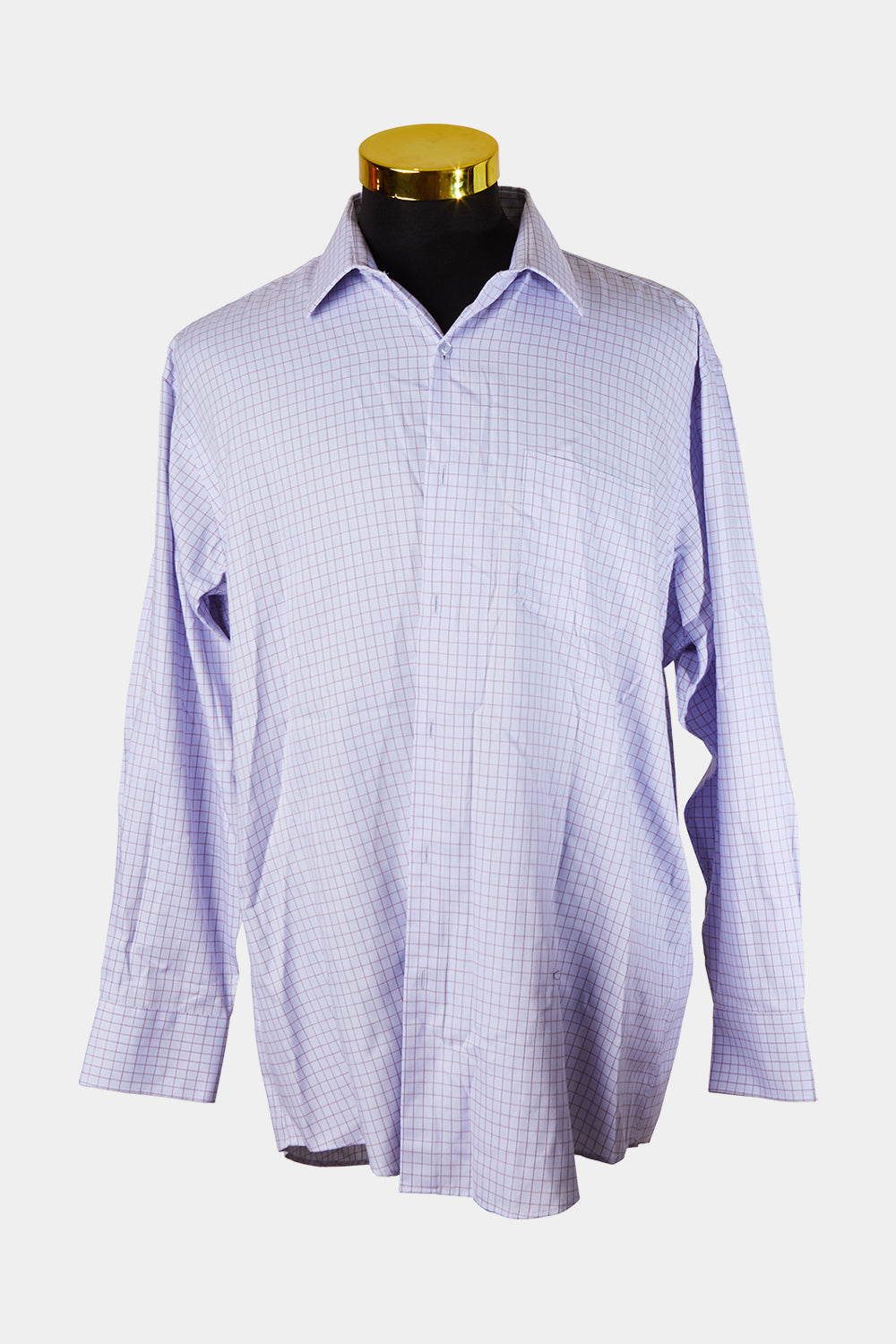 Van Heusen Blue Pattern Button Down Shirt