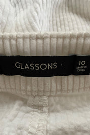 GLASSONS White Cord Shorts