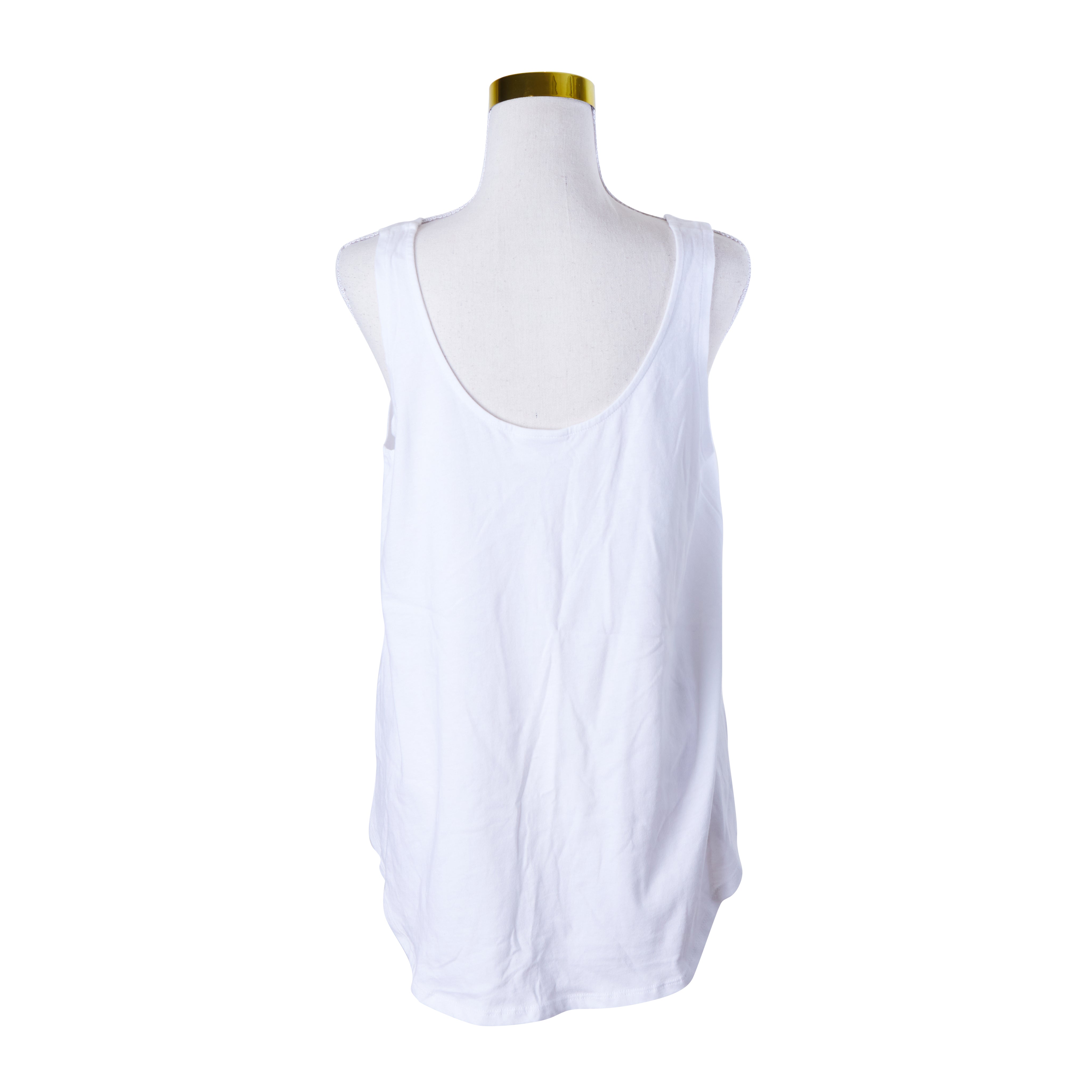 SEED White Loose Swing Singlet