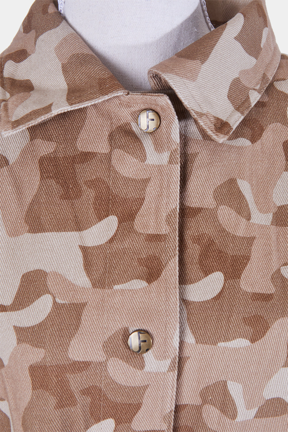 Unreal Fur Brown Camouflage Shacket