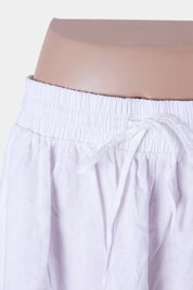 Cotton On White Drawstring High Waist Maxi Skirt