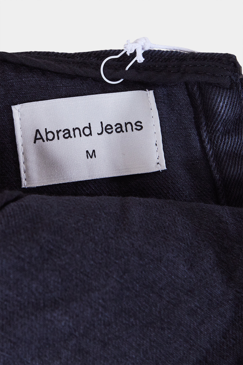Abrand Jeans Black Denim Tie Back Crop Top