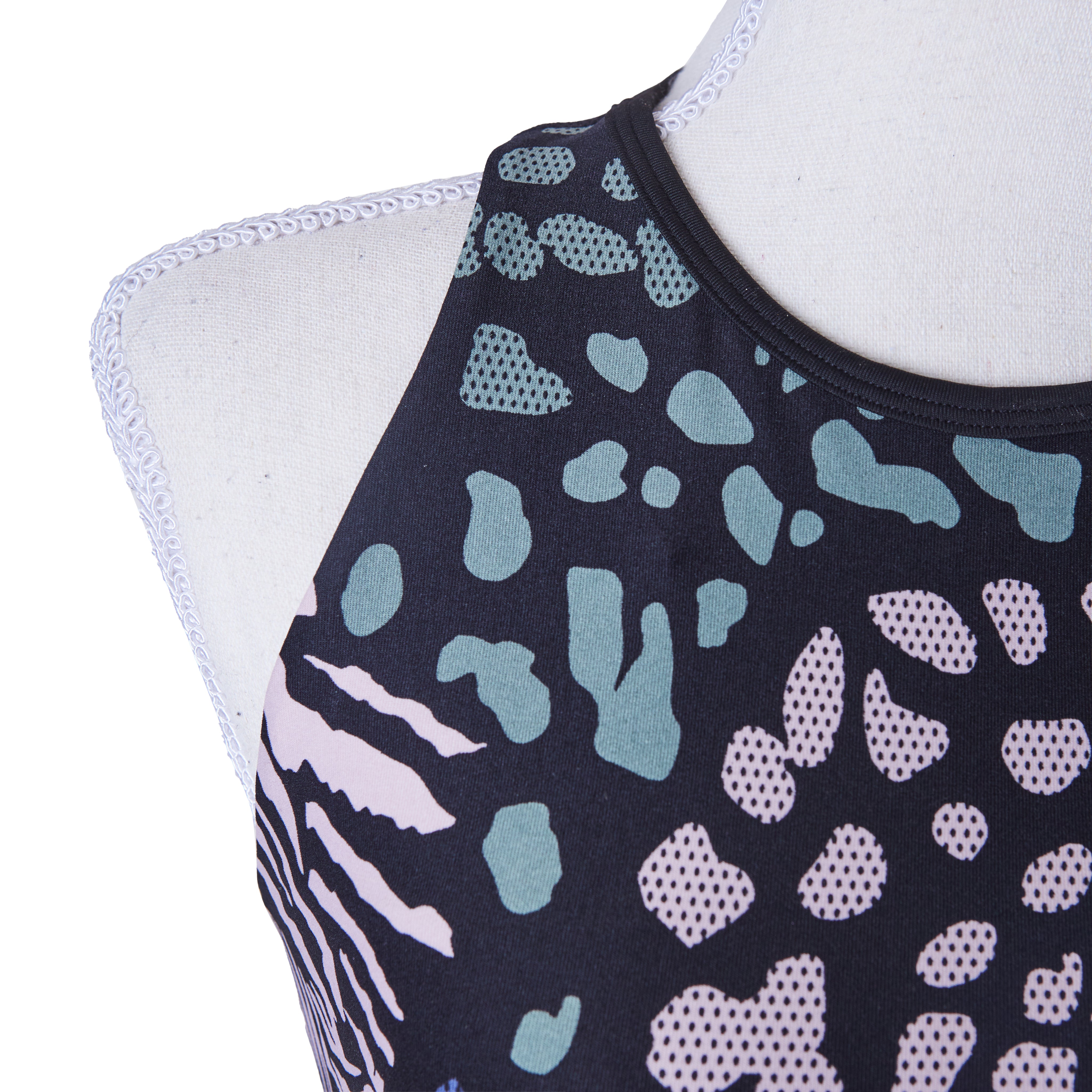 Calvin Klein Black and Multi Sports Top
