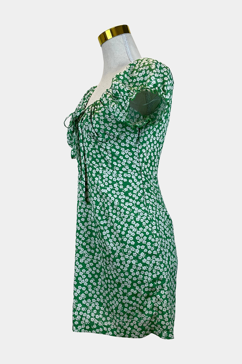 SHAREEN Green Floral Dress